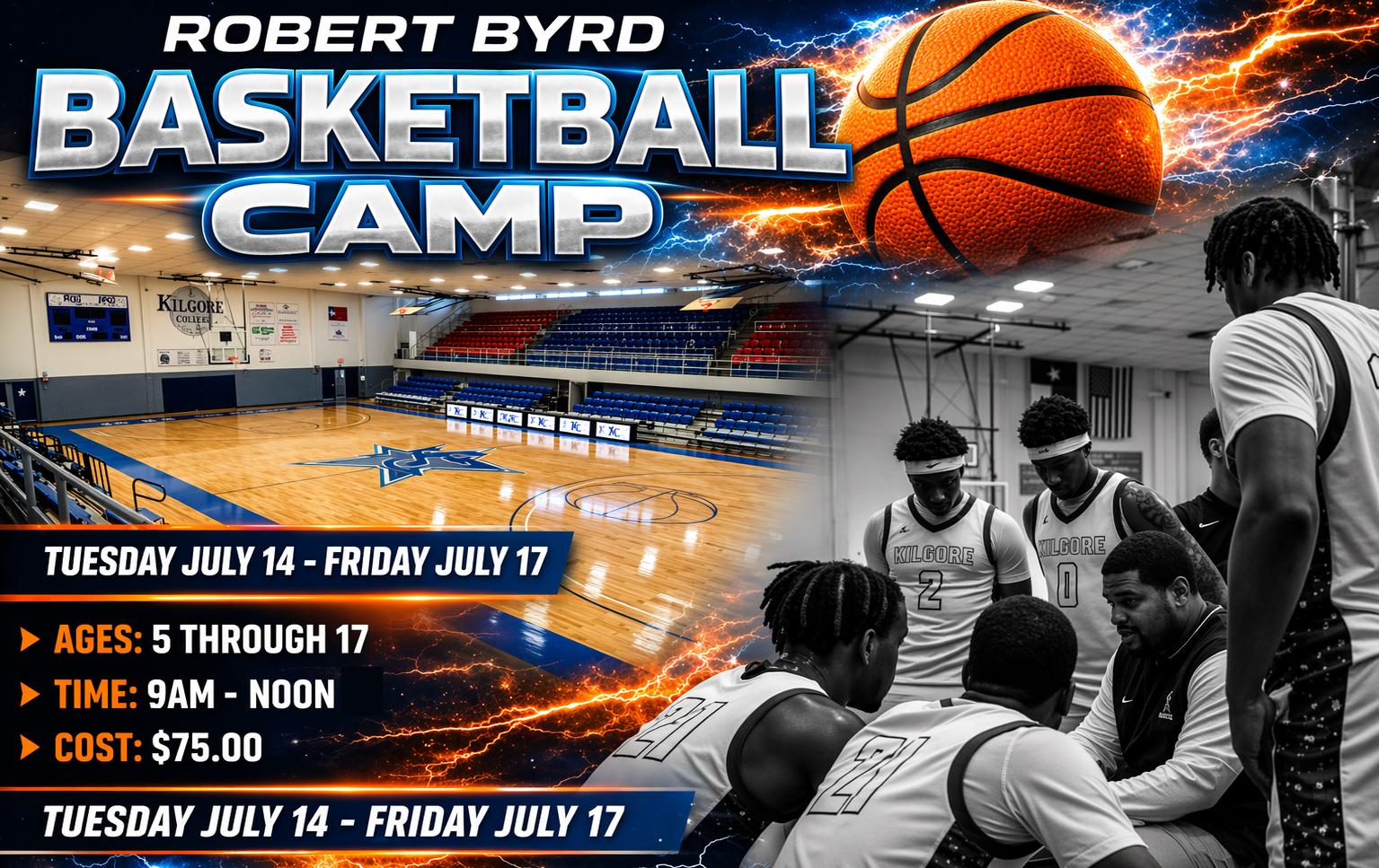 KC to host Robert Byrd Boys&rsquo; Basketball Camp in July