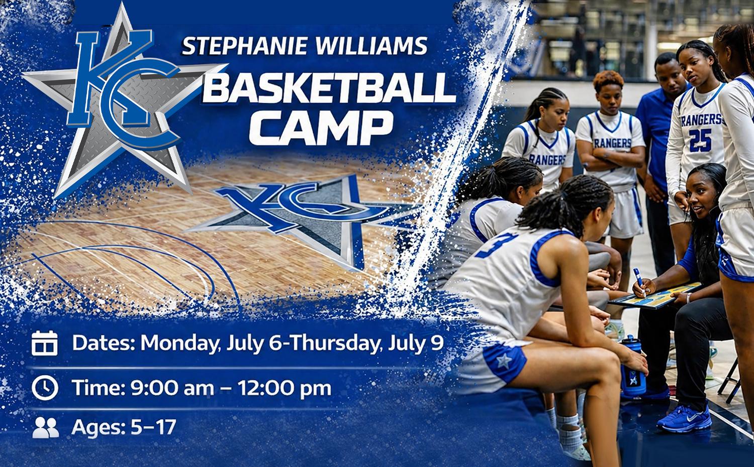 Stephanie Williams basketball camp set for July 6-9 for girls ages 5-17